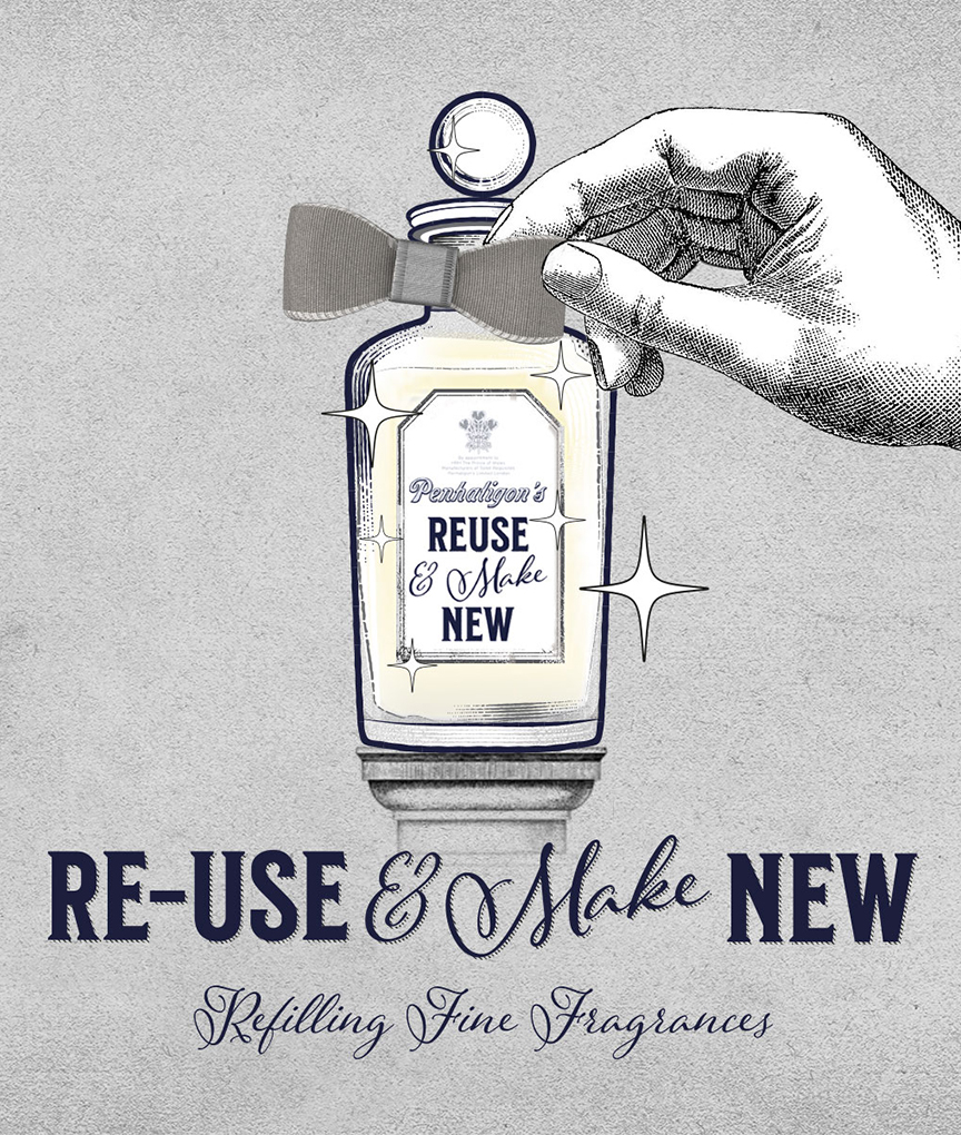 animated Penhaligon's perfume bottle