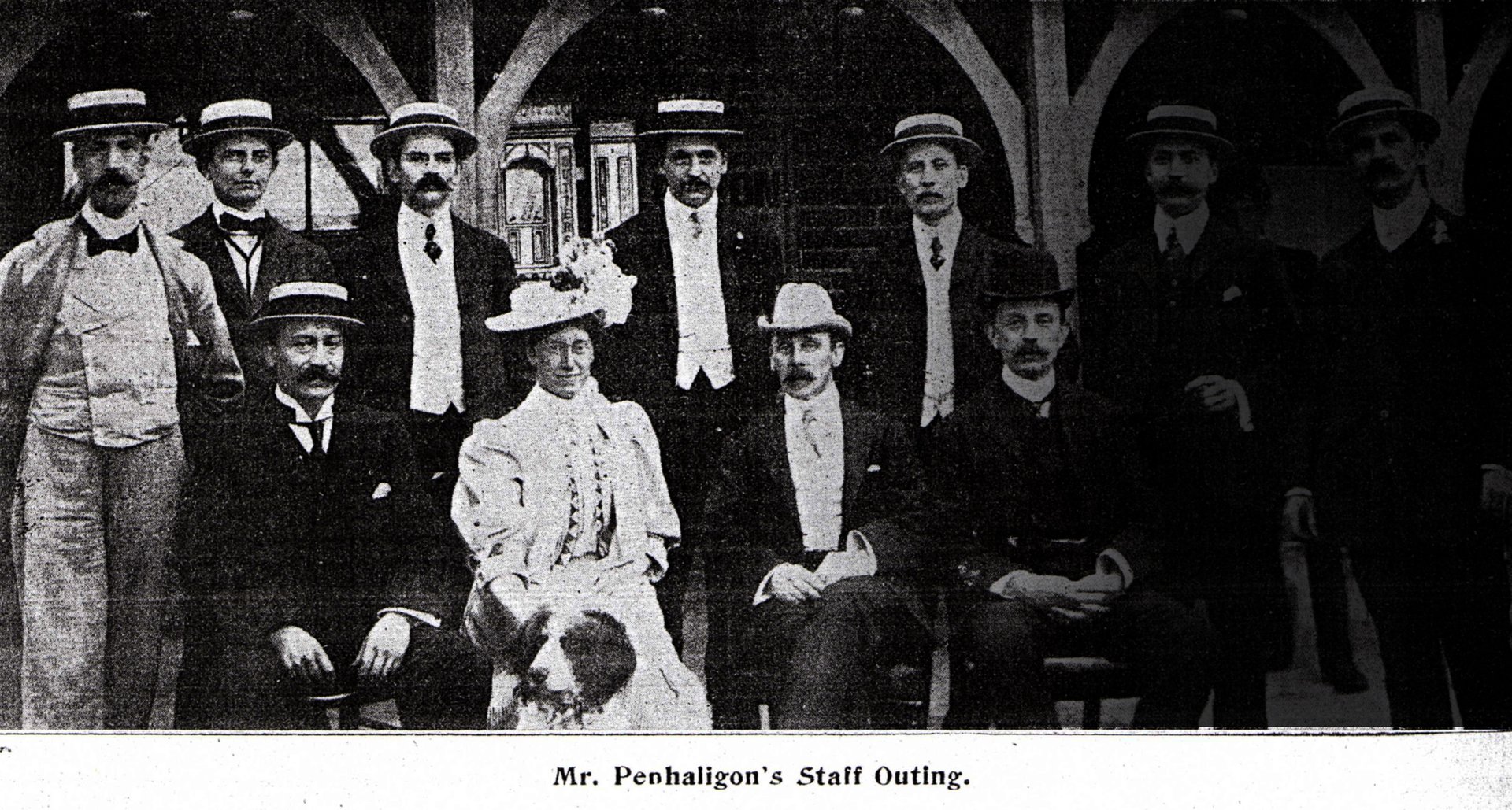 William Penhaligon's work outing 1870s