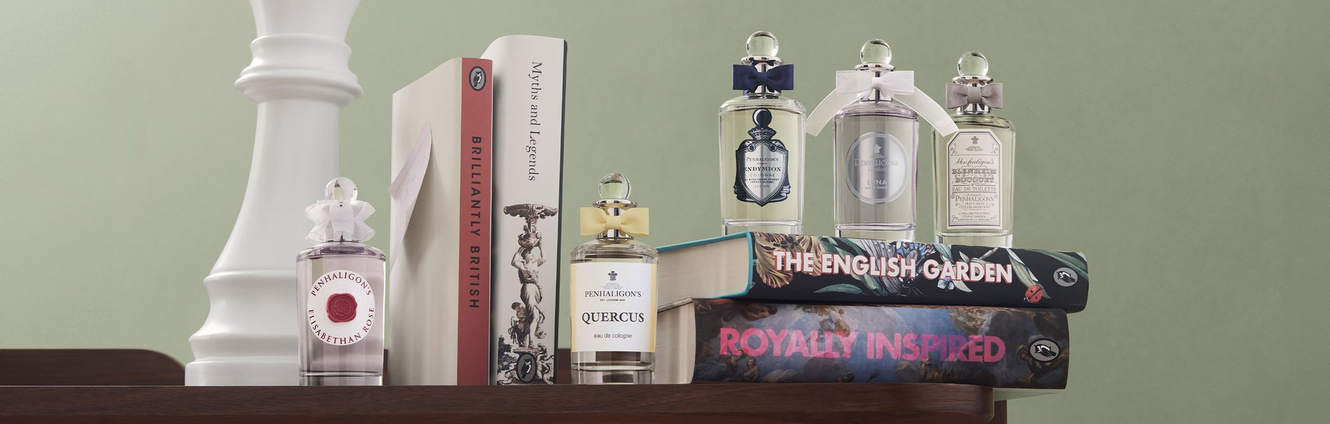 Elizsbethan Rose, Quercus, Endymion, Luna, Blenheim Bouquet
