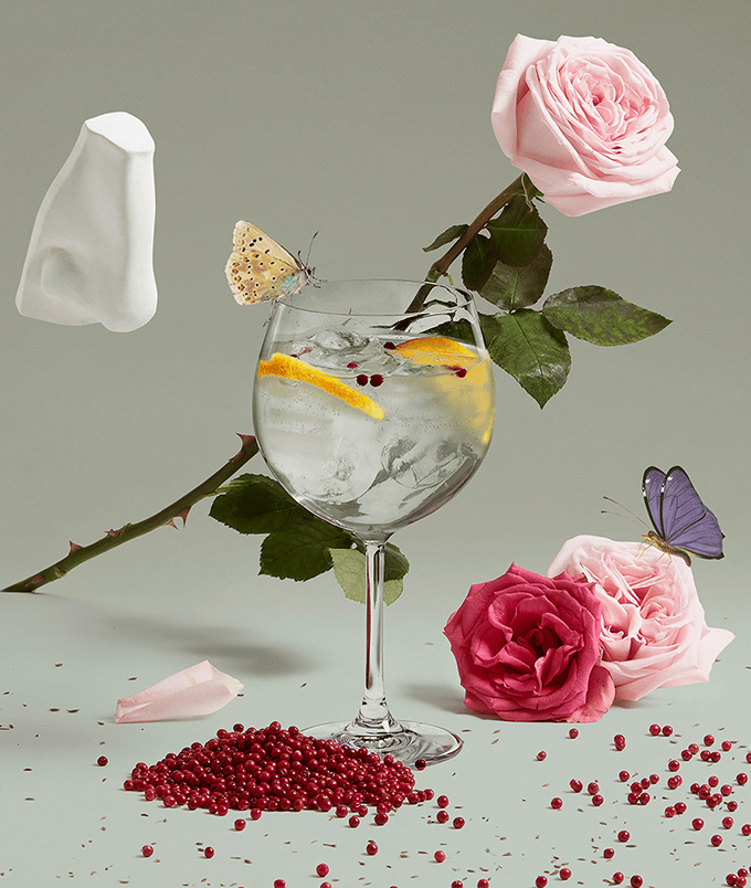 pink pepper, gin, vetiver