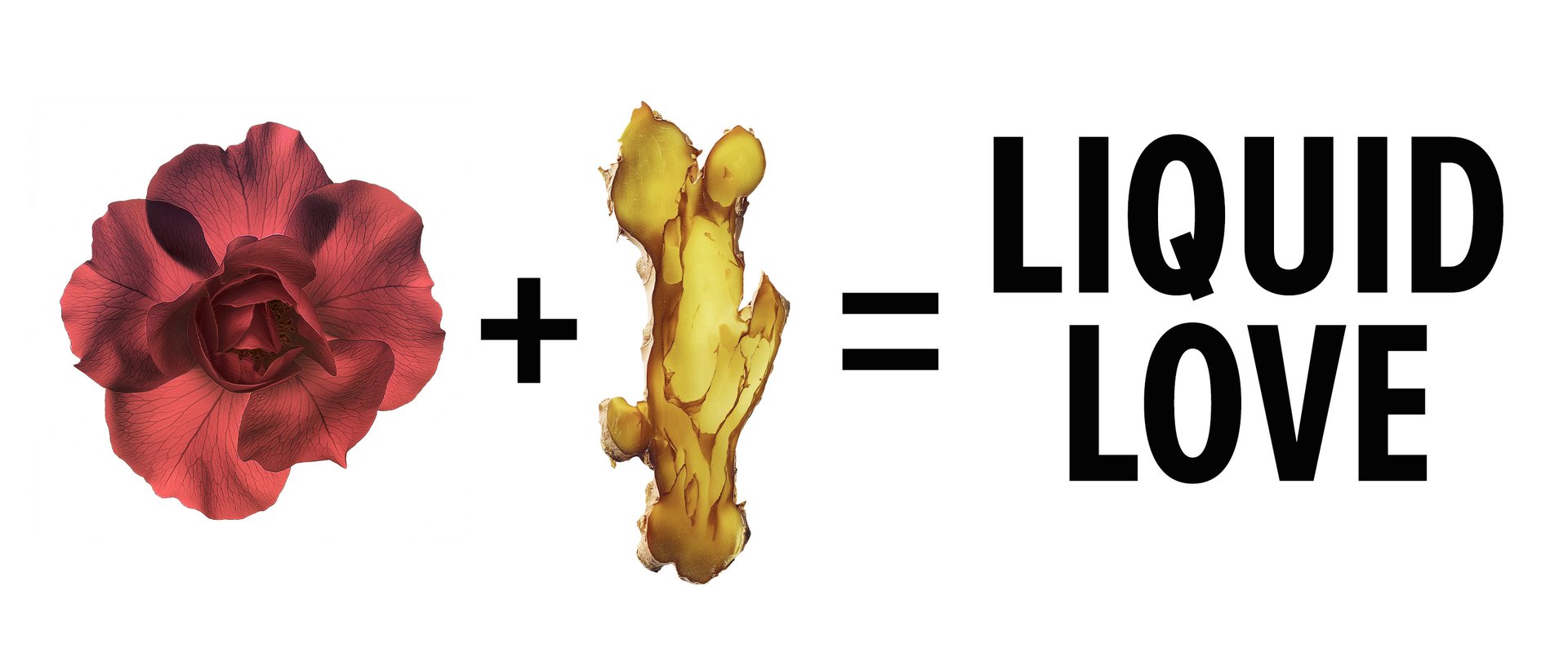 Rose and ginger = liquid love