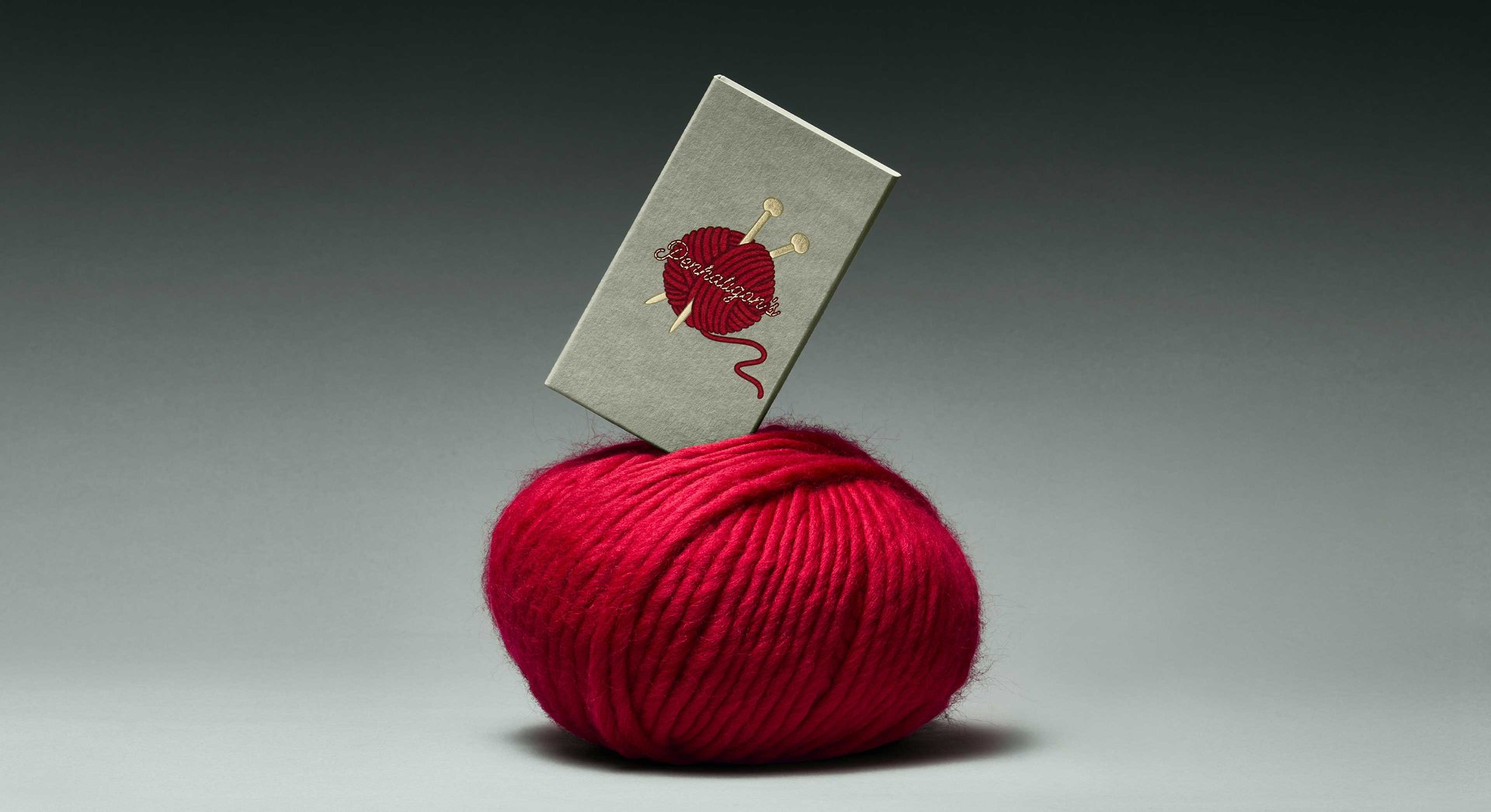 Penhaligon&amp;apos;s sewing kit free gift, red yarn and limited edition box