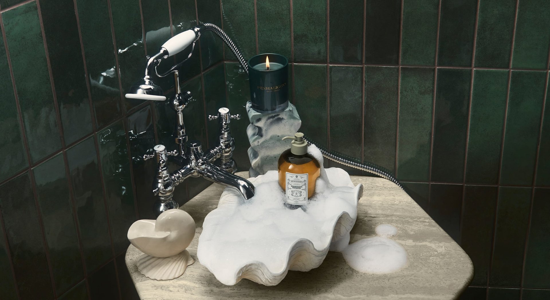 Highgrove Body Wash &amp; Comoros Pearl Candle