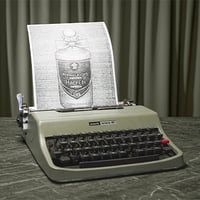 Typewriter with Halfeti image