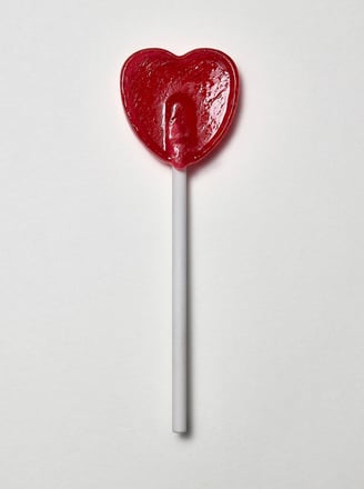 heart shaped lollipop