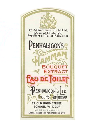 hammam bouquet label