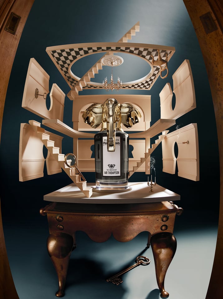 Mr Thompson fragrance in a house model