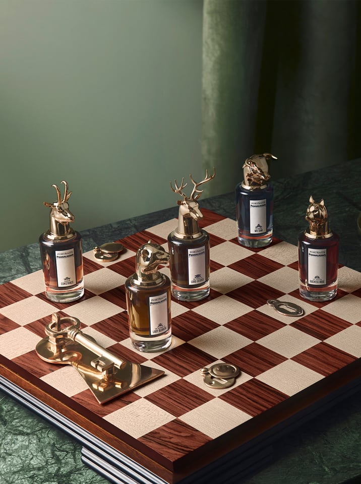 Portraits Collection on a chess board