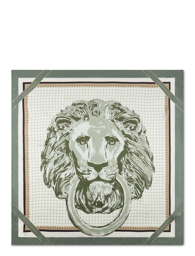 PEN EVERGREEN LION GREEN SCARF GWP