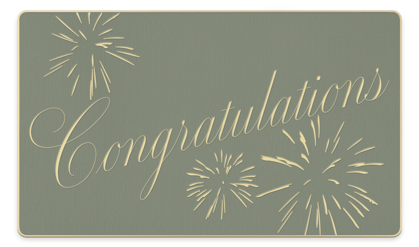 Congratulations