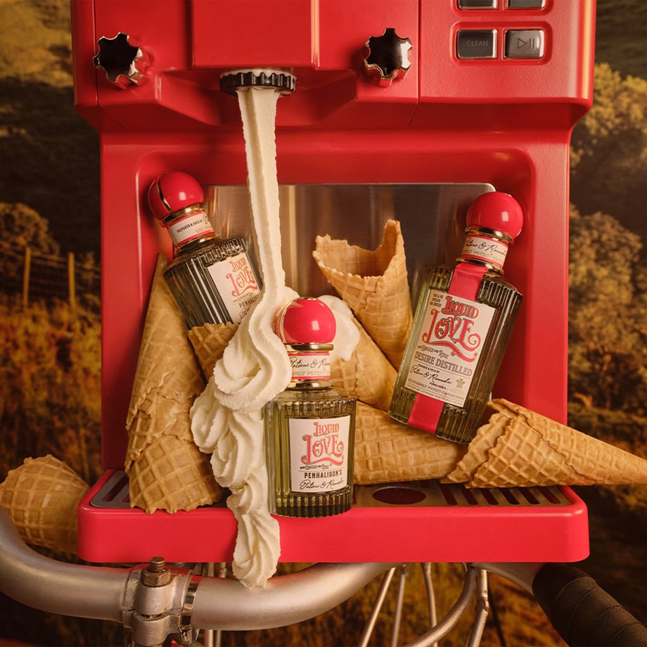 Liquid love in ice cream machine